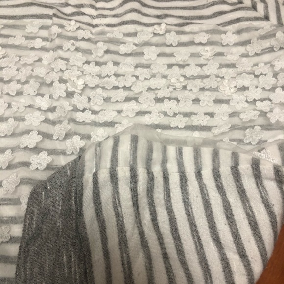 INC Striped Floral Comfortable Top - Picture 5 of 5